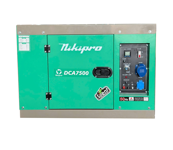 Máy Phát Điện Dầu Chống Ồn NikiPro DCA-7500